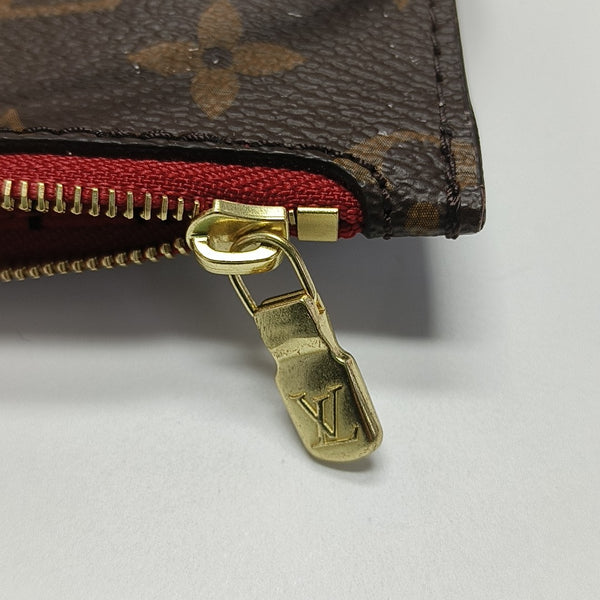 NEVERFULL MM Monogram Coated Canvas Brown