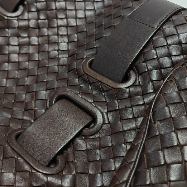 Calfskin Top Handle Bag Brown