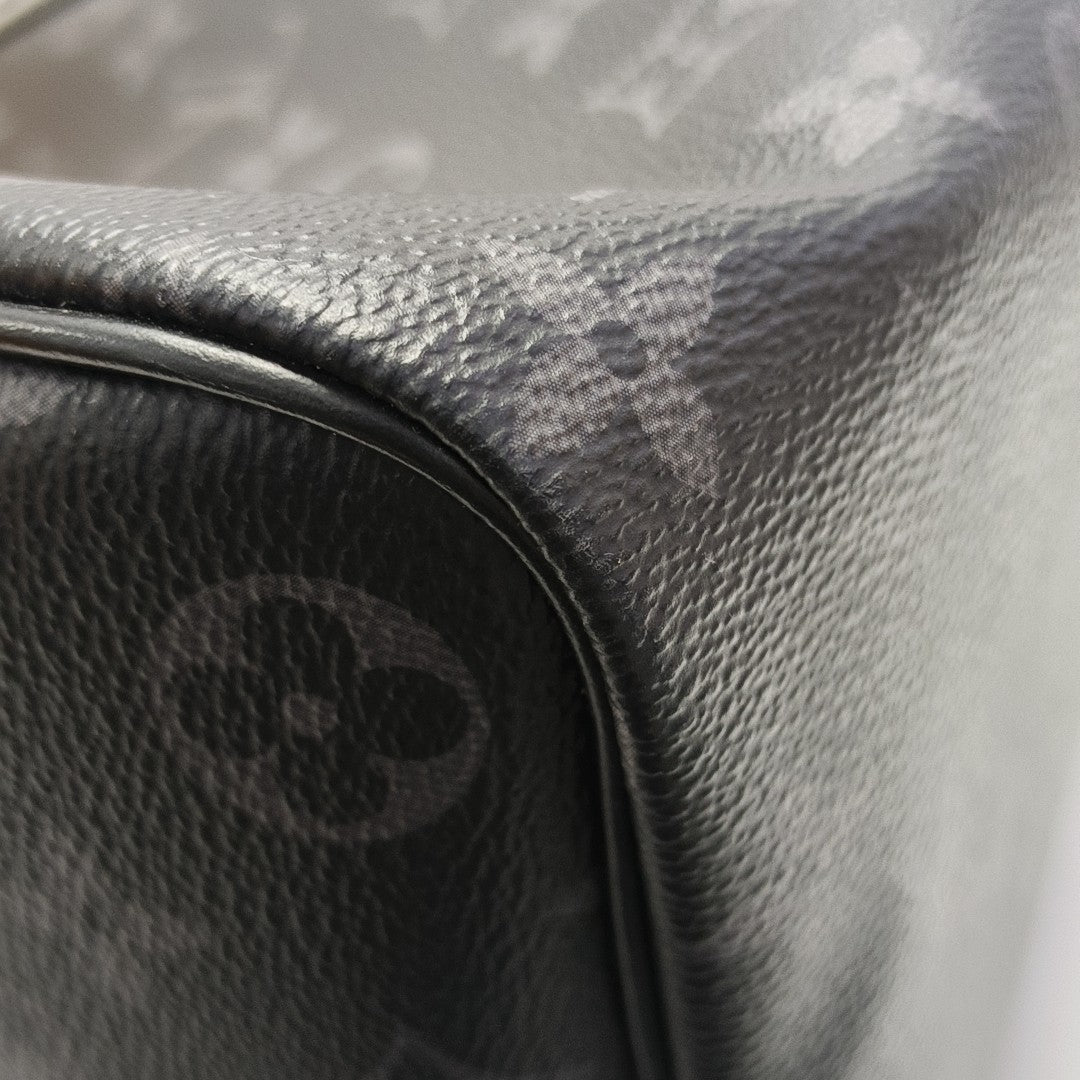 KEEPALL 45 Monogram Coated Canvas Black