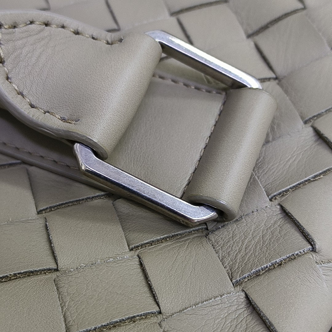 Calfskin Shoulder Bag Gray