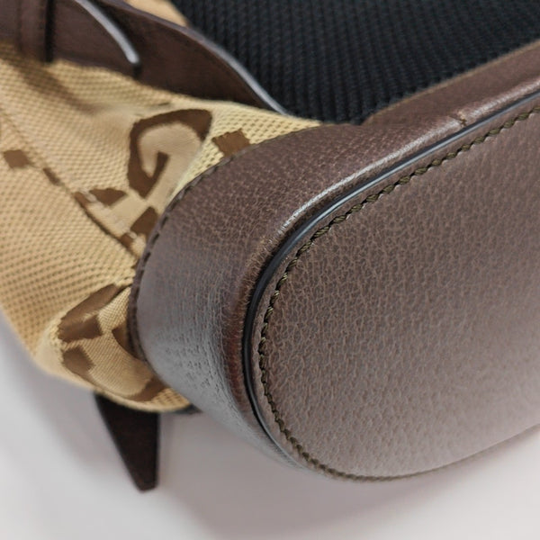 Monogram Canvas Backpack Beige