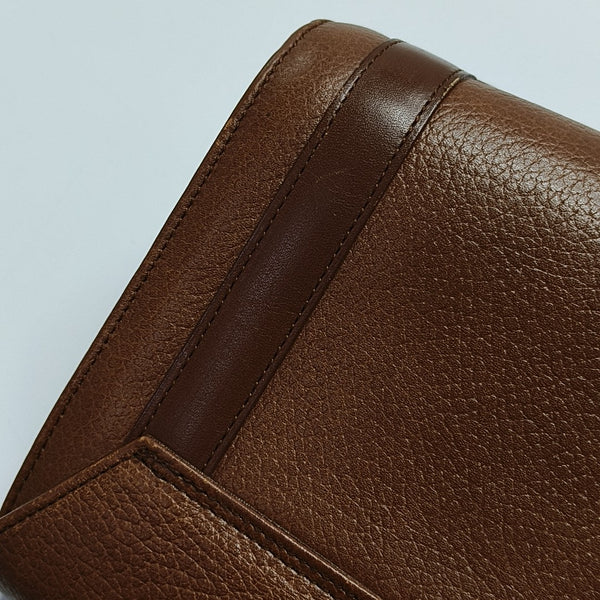 Calfskin Shoulder Bag Brown
