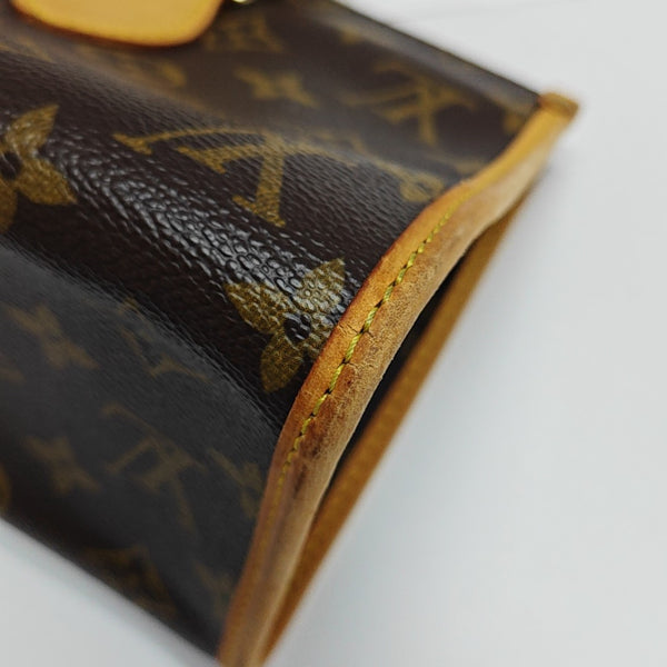 POPINCOURT Monogram Coated Canvas Brown