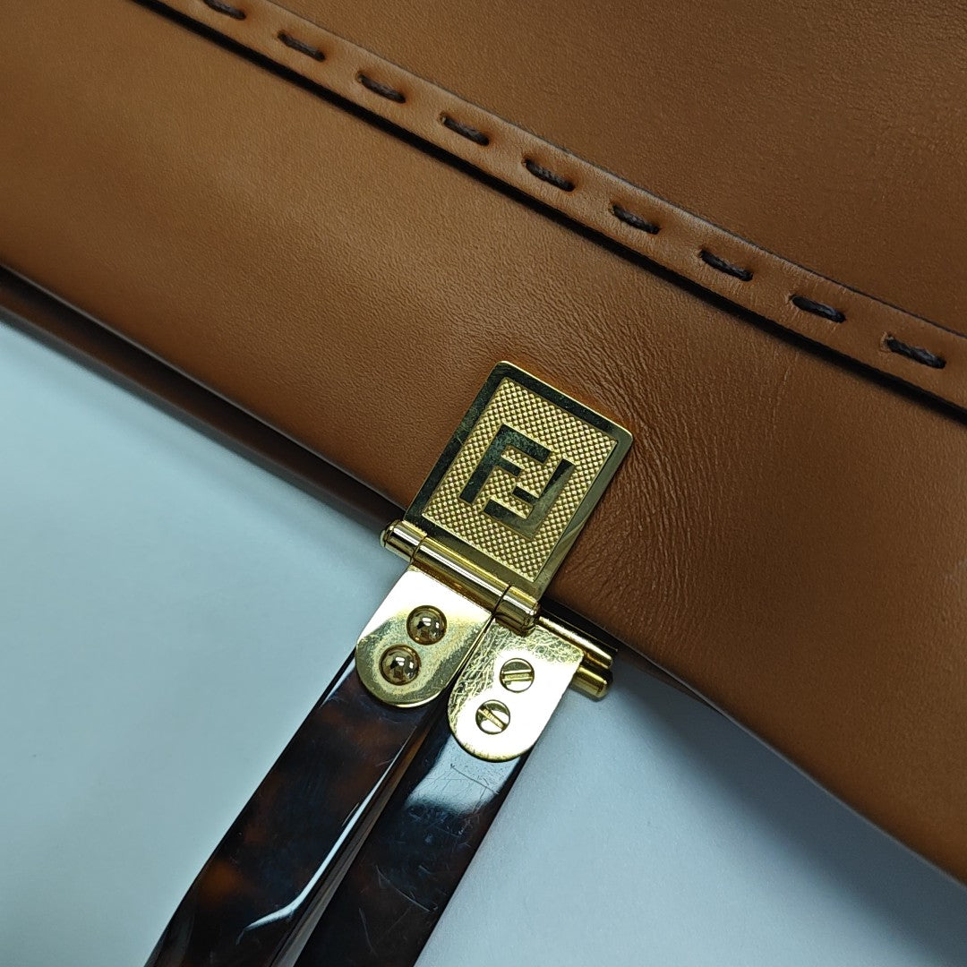 Sunshine Large Calfskin Brown