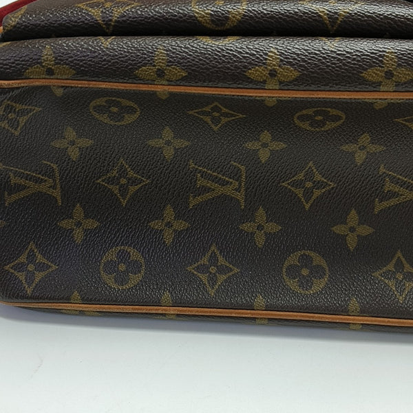MULTIPLE Monogram Coated Canvas Brown