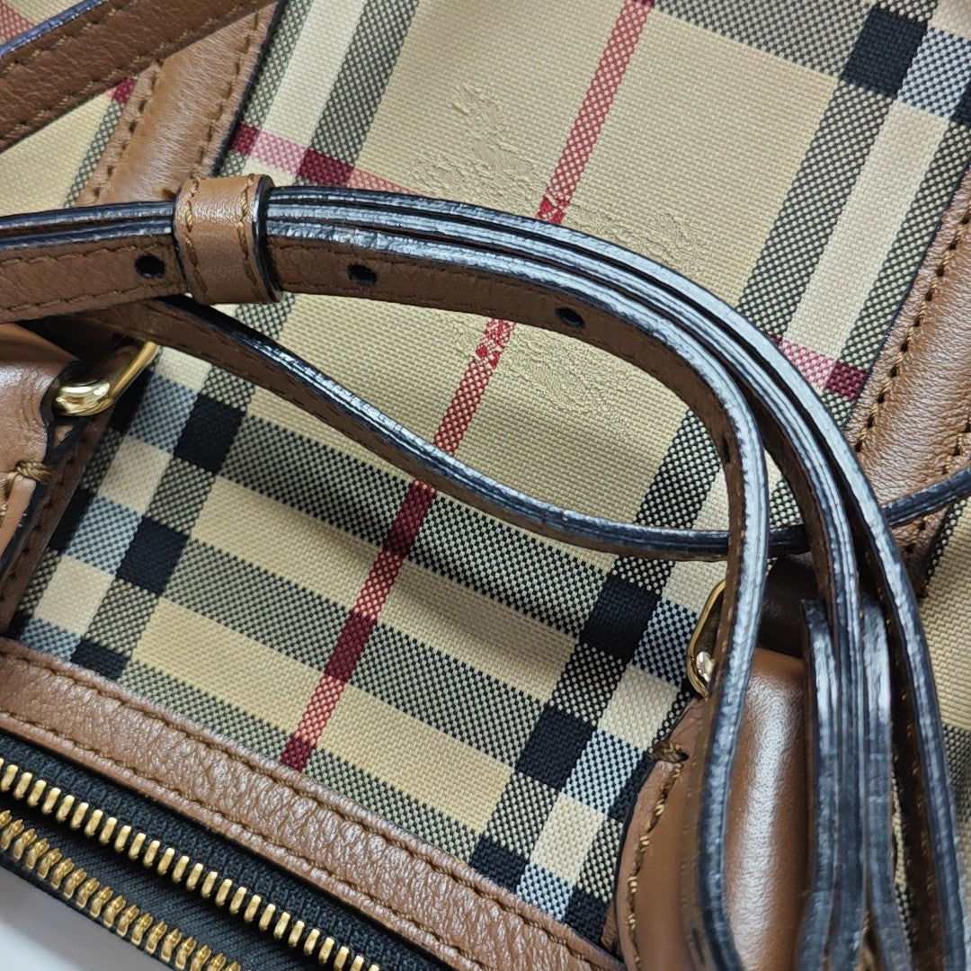 Canvas Shoulder Bag Beige