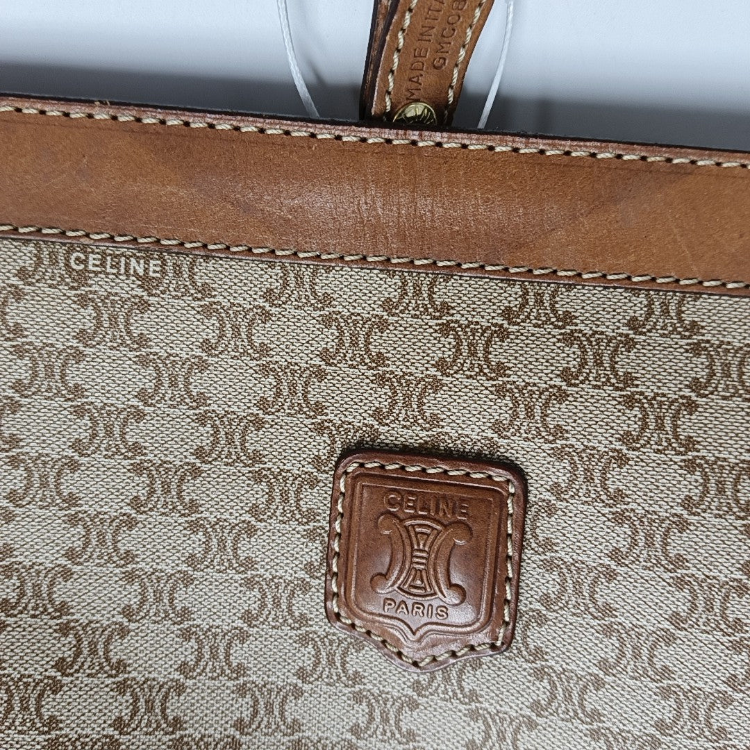 MACADAM CLUTCHES Coated Canvas Beige