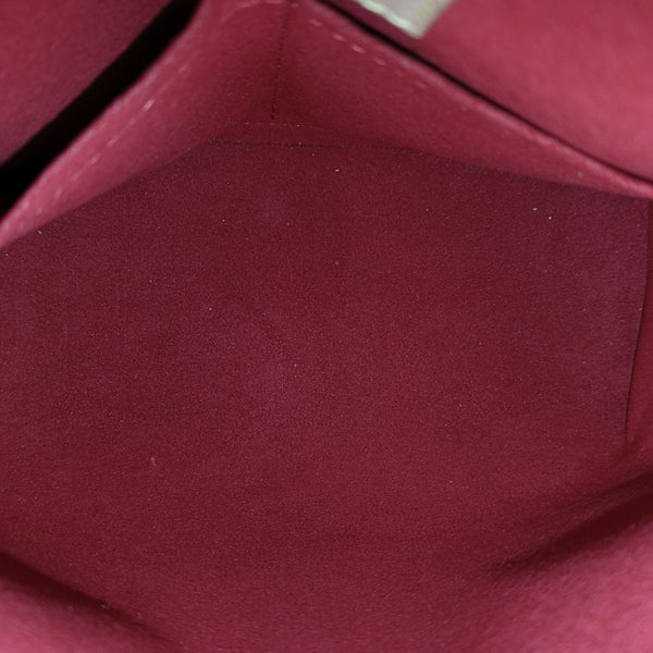 V TOTE BB Monogram Coated Canvas Red