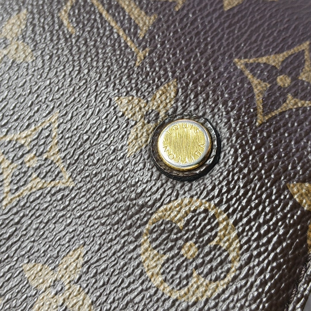 MONTAIGNE BB Monogram Coated Canvas Brown