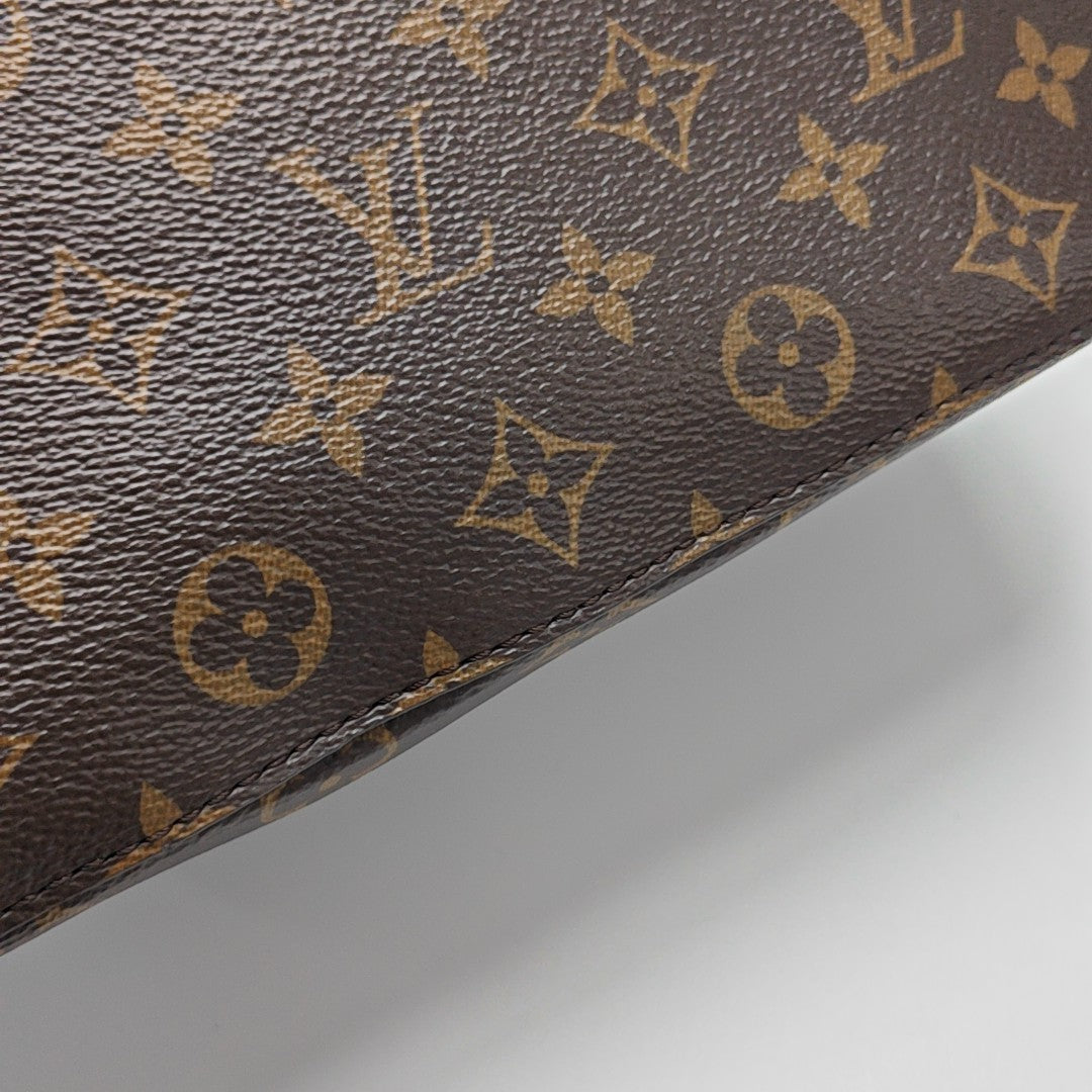 NÉONOÉ MM Monogram Coated Canvas Brown