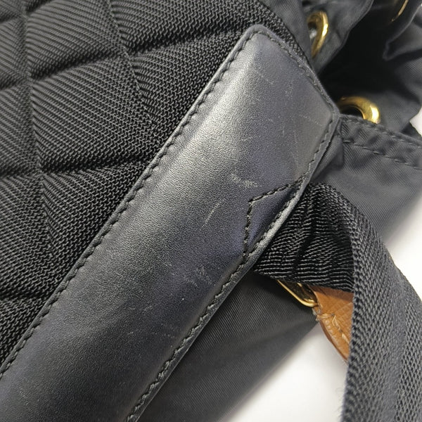 The Rucksack Medium Nylon Black