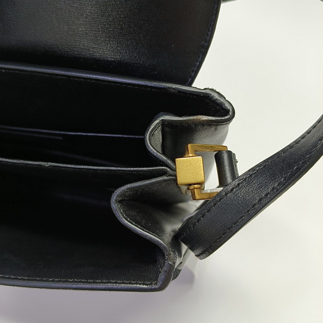 MONOGRAM ALL OVER Small Suede Black