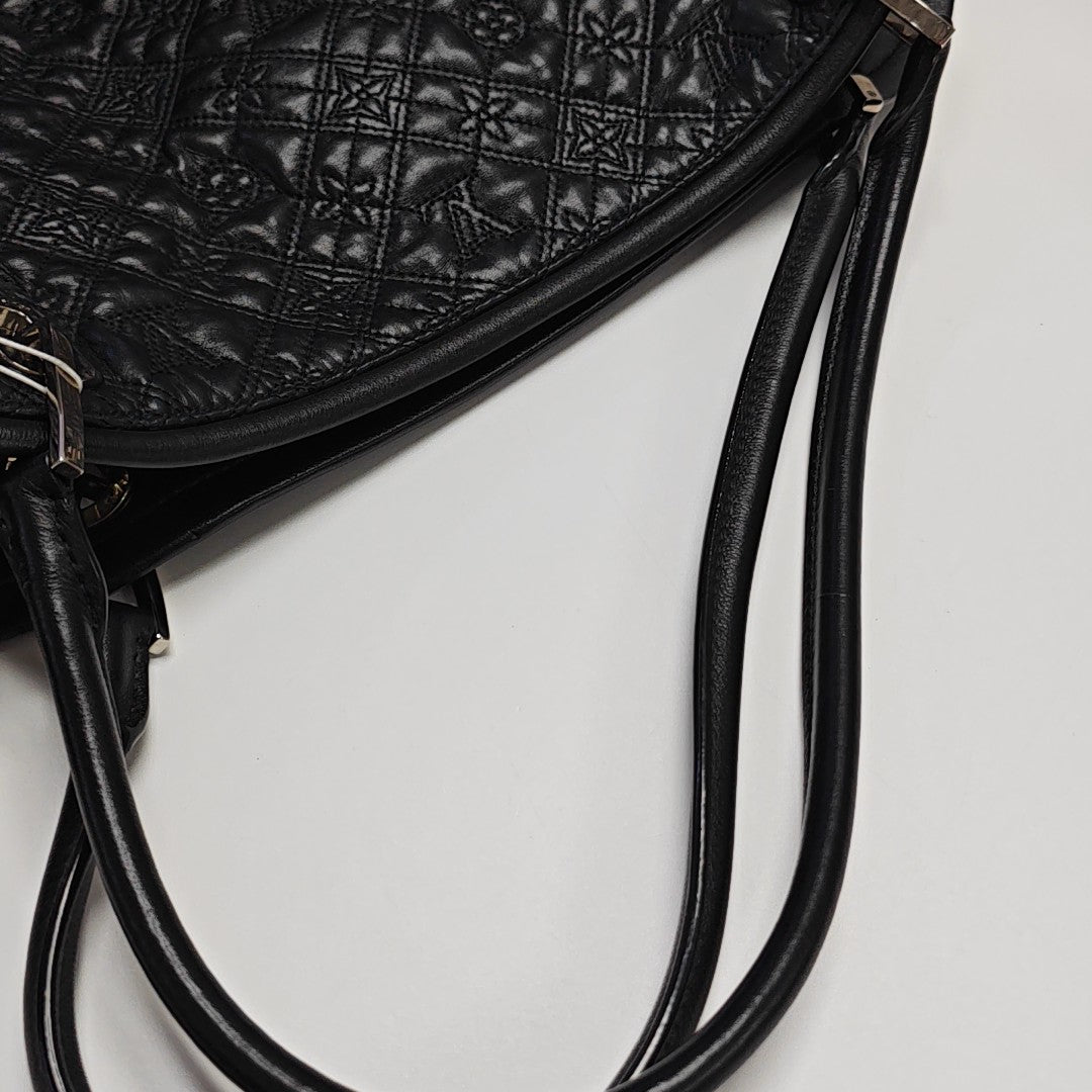 LILIA Monogram Calfskin Black