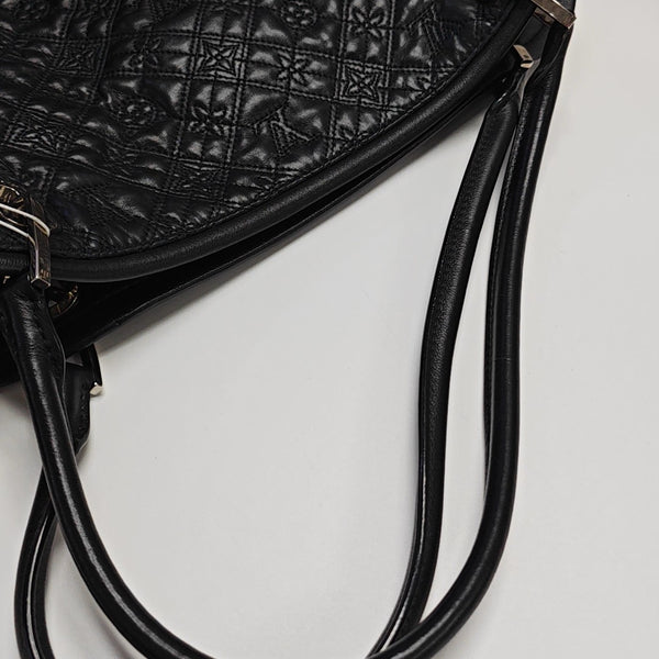 LILIA Monogram Calfskin Black