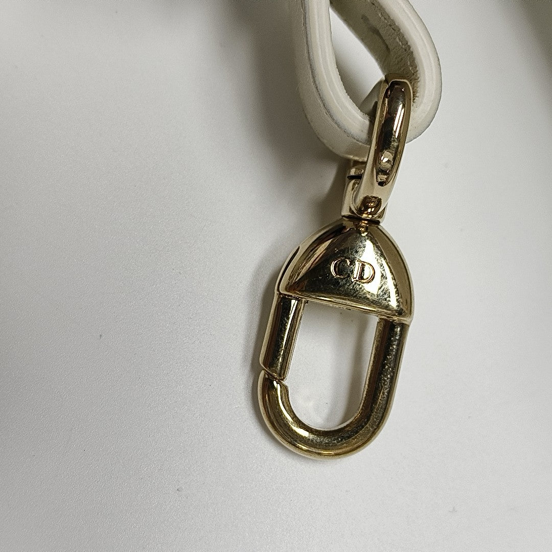 Lady Dior Small Cannage Lambskin White