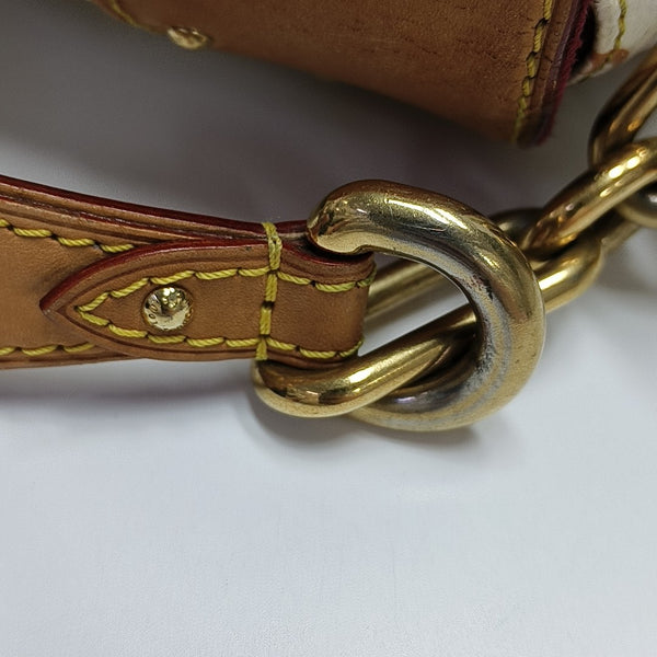 LV × TM BEVERLY MM Monogram Coated Canvas White