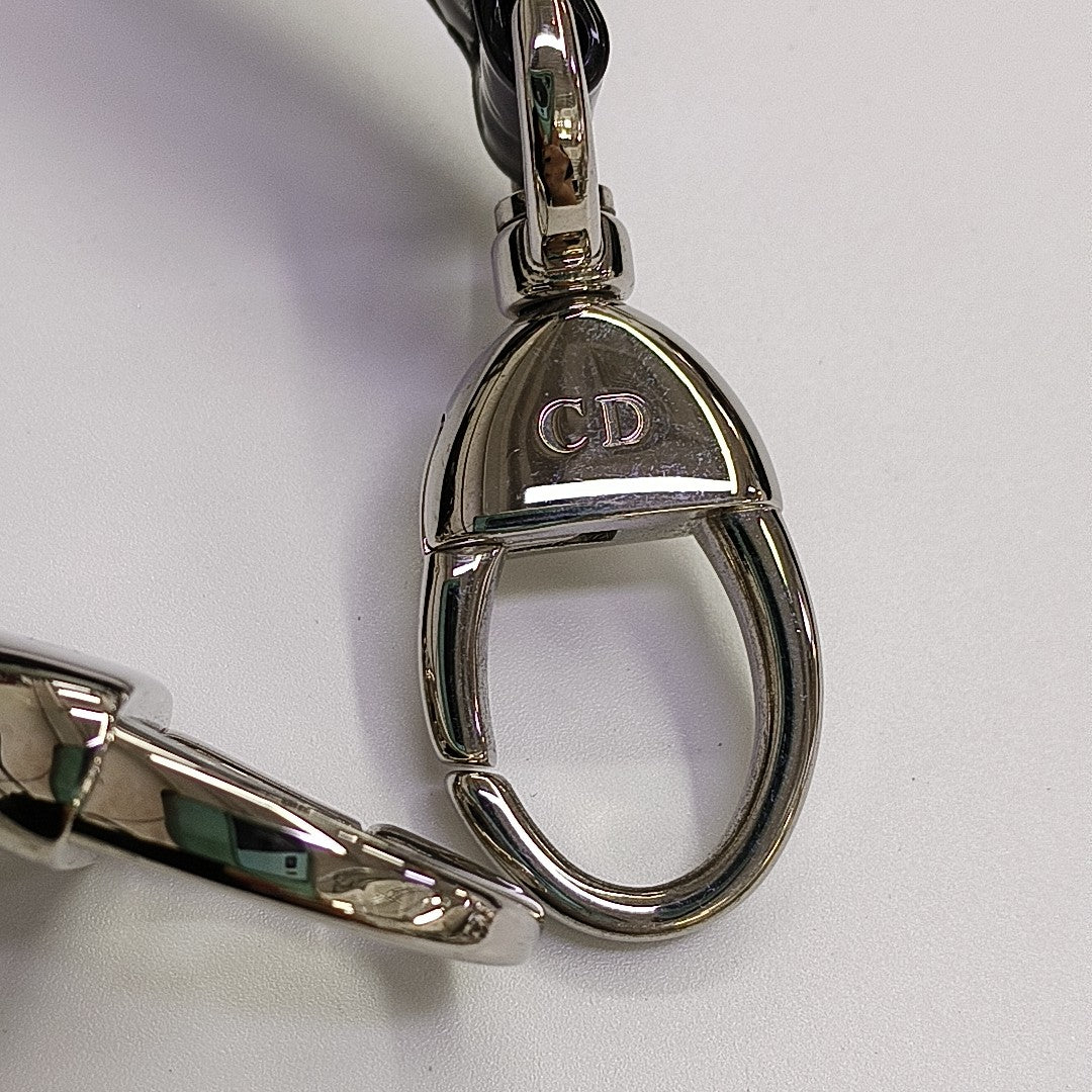 Lady Dior Medium Cannage Patent Leather Black