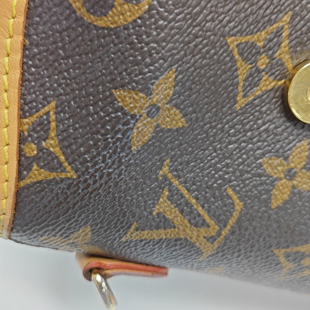 FOLD ME Monogram Coated Canvas Brown