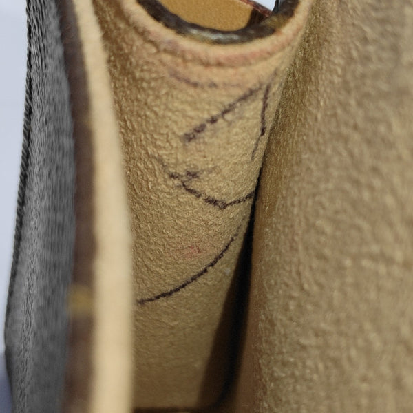 FLORENTINE Monogram Coated Canvas Brown