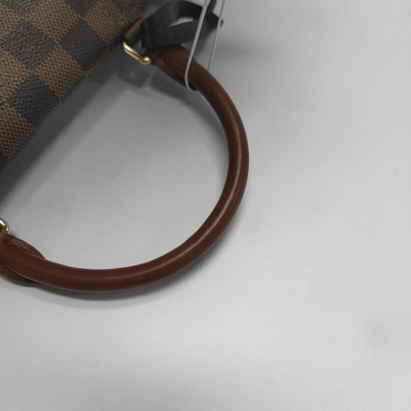 BEAUMARCHAIS Damier Ebene Coated Canvas Brown