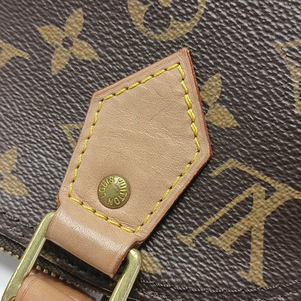 ALMA BB Monogram Coated Canvas Brown