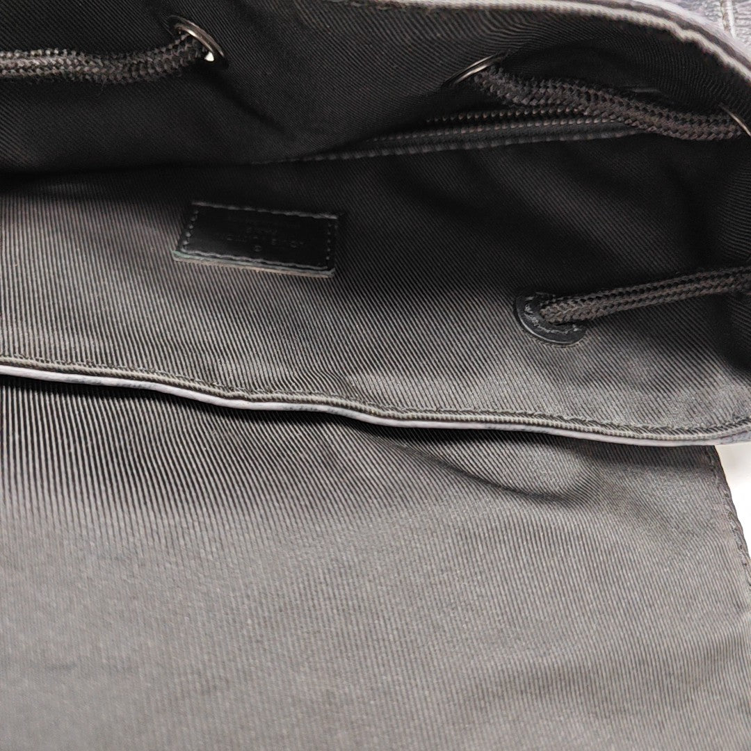CHRISTOPHER Monogram Coated Canvas Gray