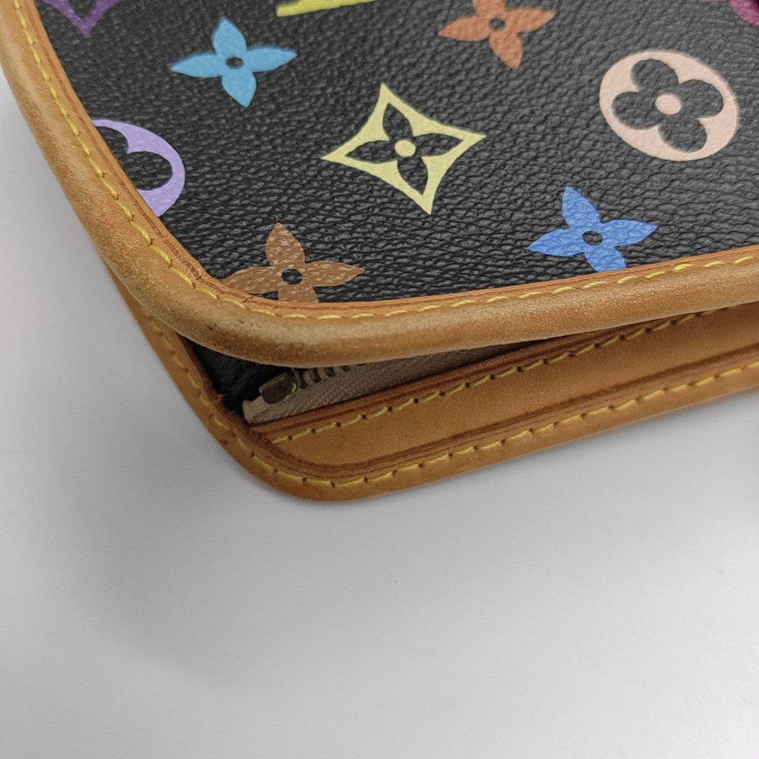 LV × TM SHIRLEY Monogram Coated Canvas Black