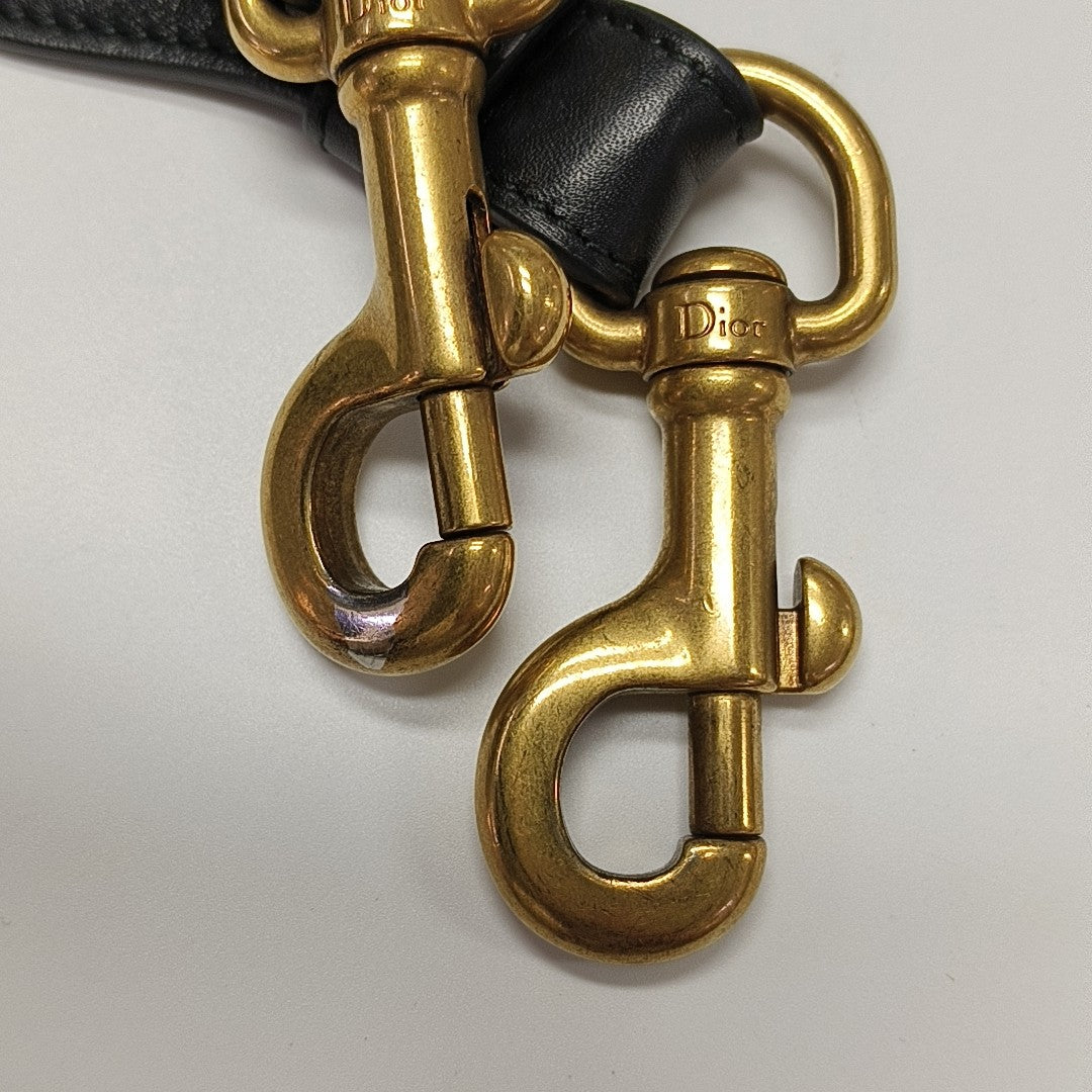 Lady Dior Medium Cannage Lambskin Black