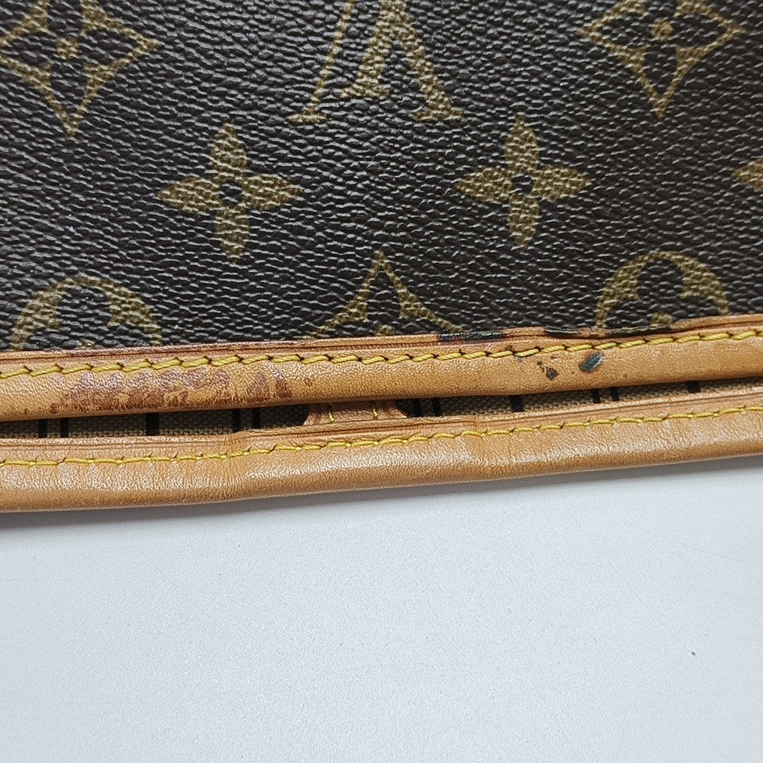 NEVERFULL GM Monogram Coated Canvas Brown