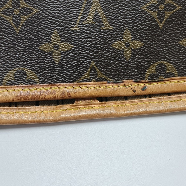 NEVERFULL GM Monogram Coated Canvas Brown