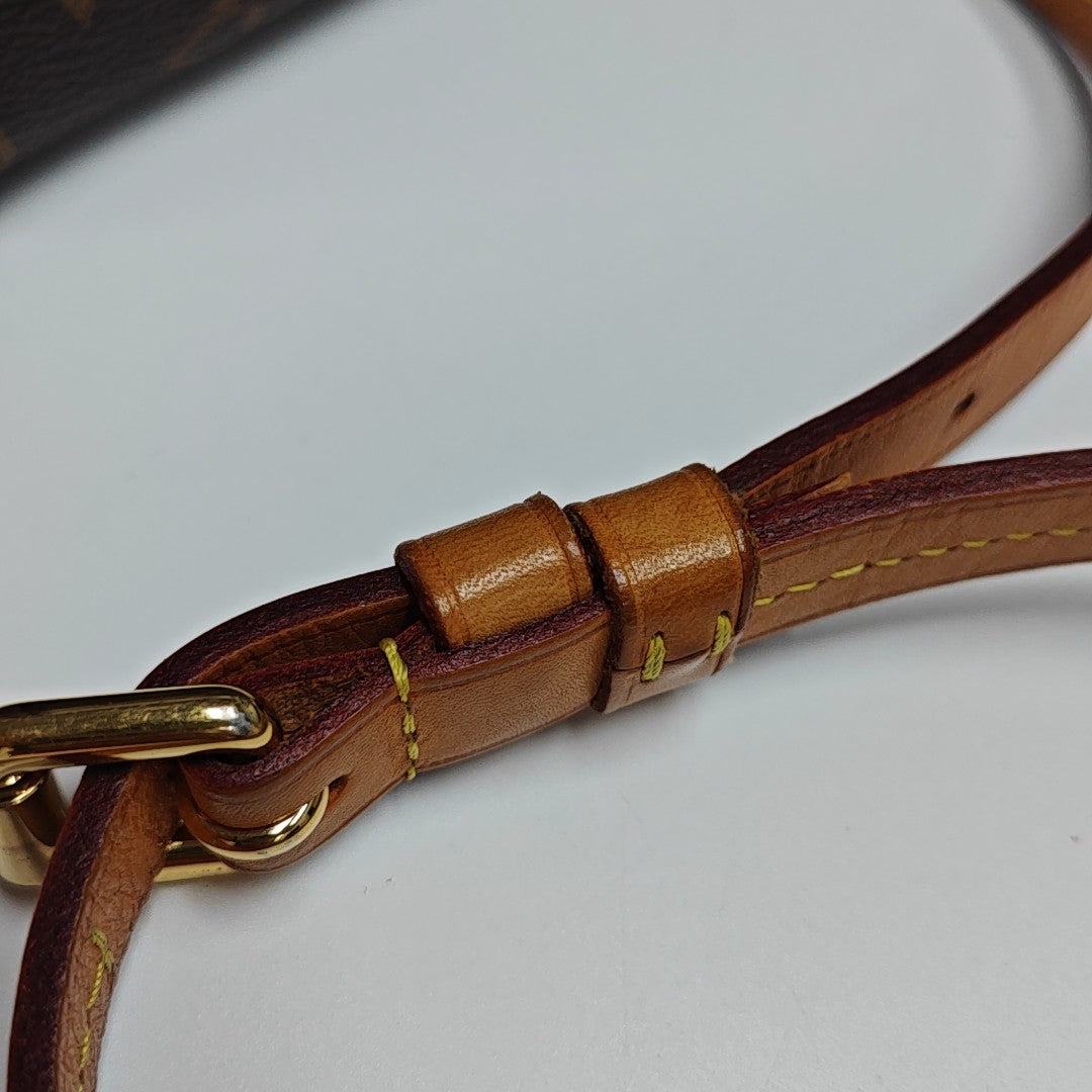 TURENNE Monogram Coated Canvas Brown