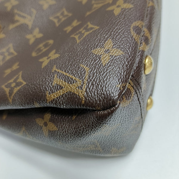 PALLAS BB Monogram Coated Canvas Brown
