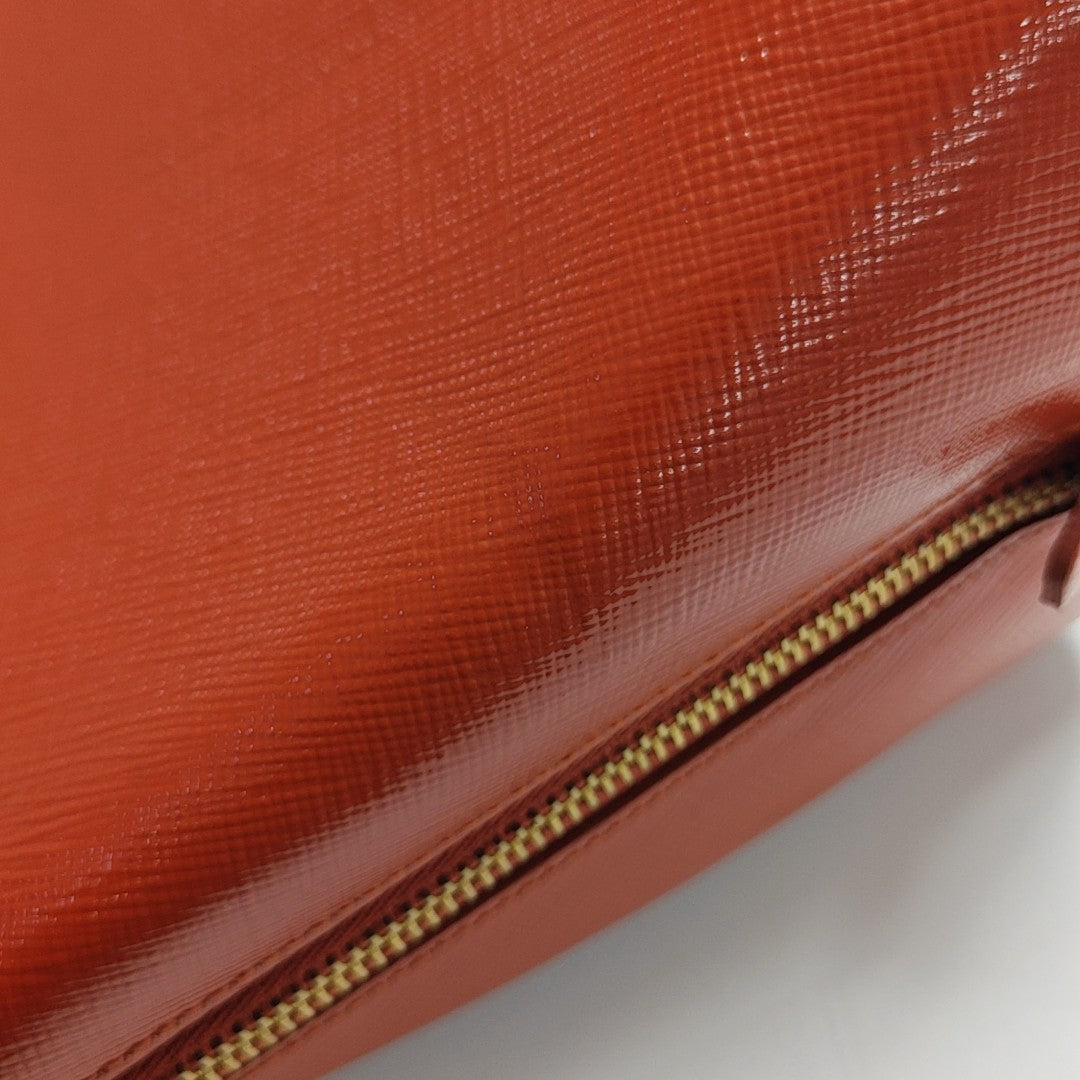 Promenade Saffiano Calfskin Orange
