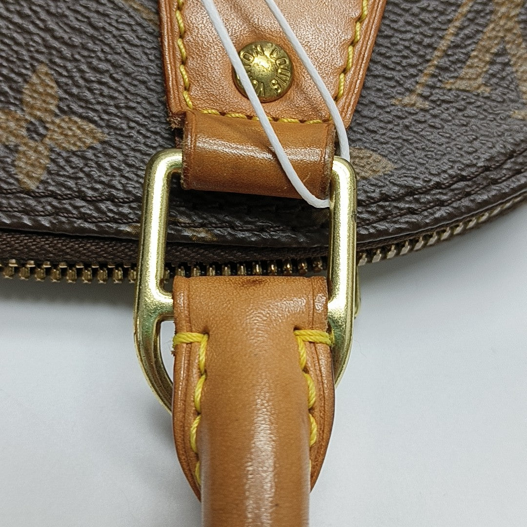ALMA BB Monogram Coated Canvas Brown