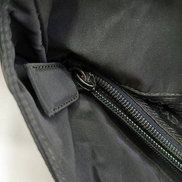 Nylon Shoulder Bag Black
