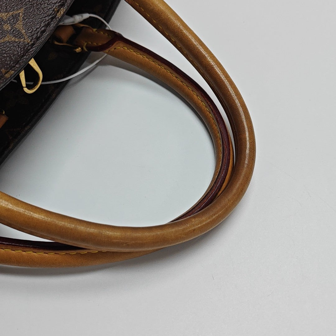 MONTAIGNE Monogram Coated Canvas Brown