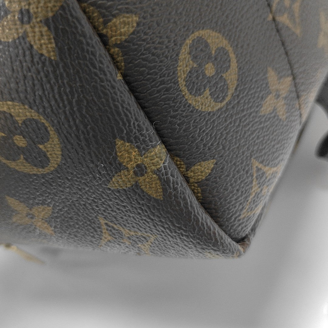 PALM SPRINGS PM Monogram Coated Canvas Brown