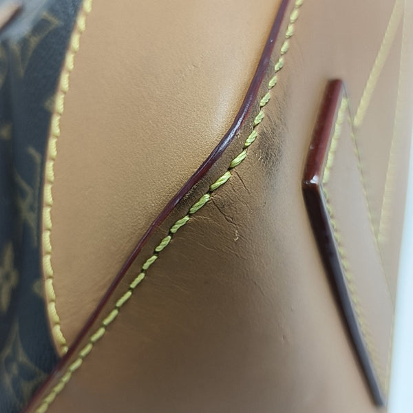 CABAS VOYAGE PM Monogram Coated Canvas Brown