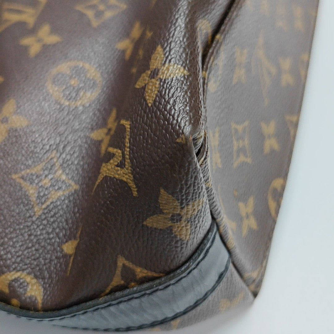 KITAN Monogram Coated Canvas Brown