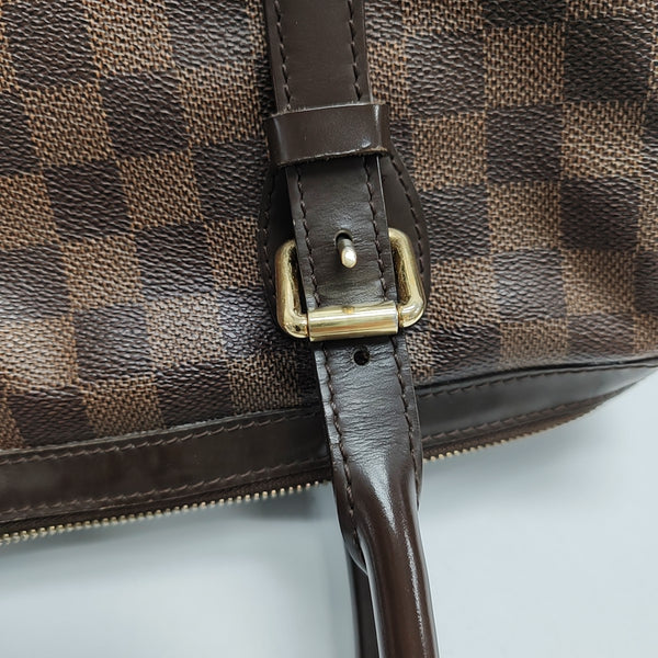 BERKELEY Damier Ebene Coated Canvas Brown