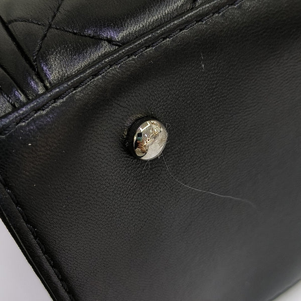Quilted Lambskin Tote Bag Black