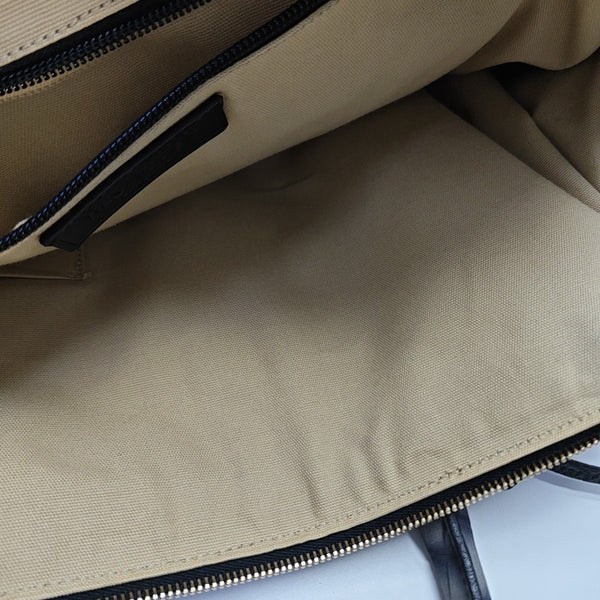 Calfskin Top Handle Bag Gray
