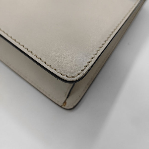 Sylvie Small Calfskin White