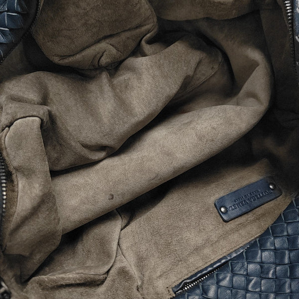Calfskin Shoulder Bag Blue