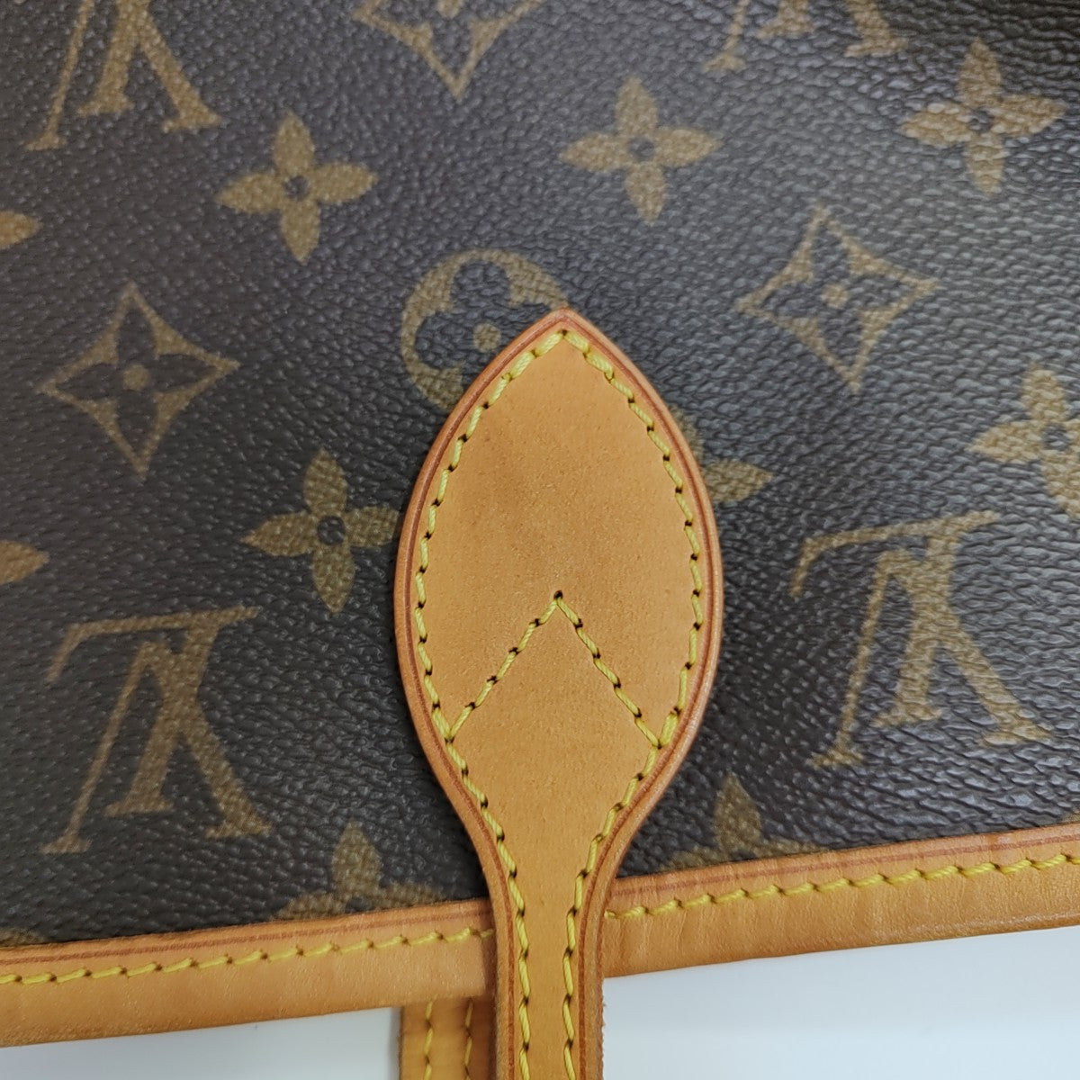 NEVERFULL MM Monogram Coated Canvas Brown