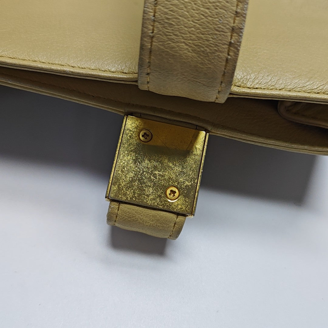 Calfskin Medium Yellow