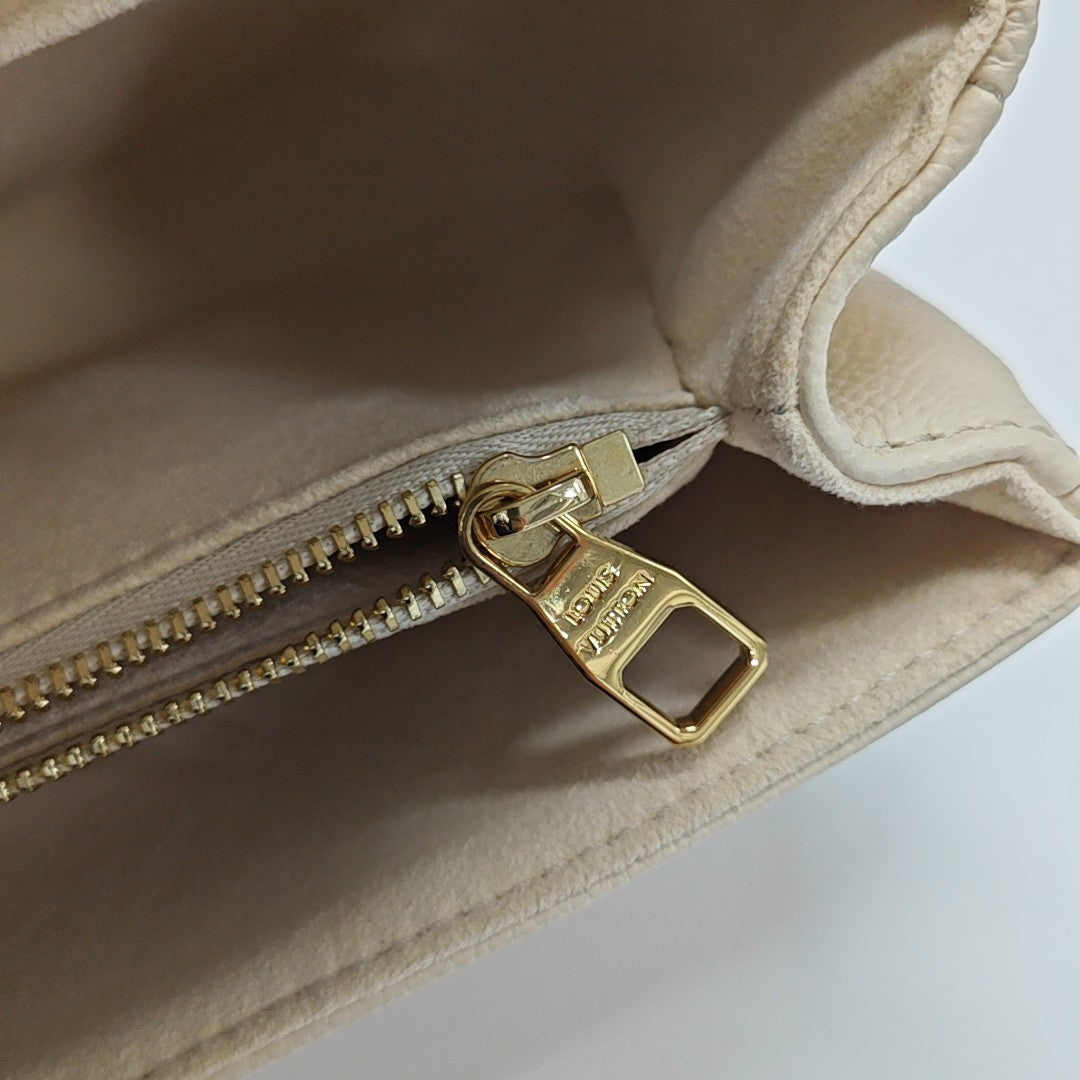 MÉTIS EAST WEST Monogram Calfskin Beige