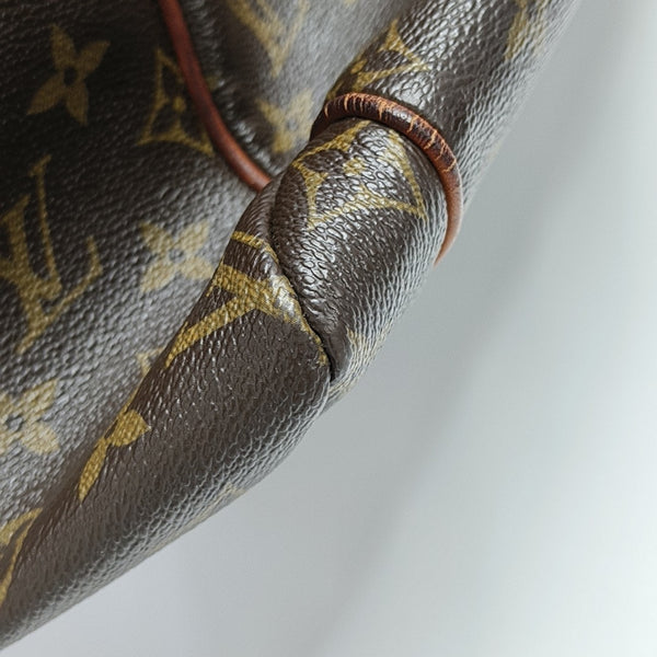TOTALLY Monogram Coated Canvas Brown