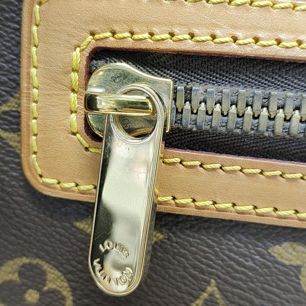 HUDSON GM Monogram Coated Canvas Brown