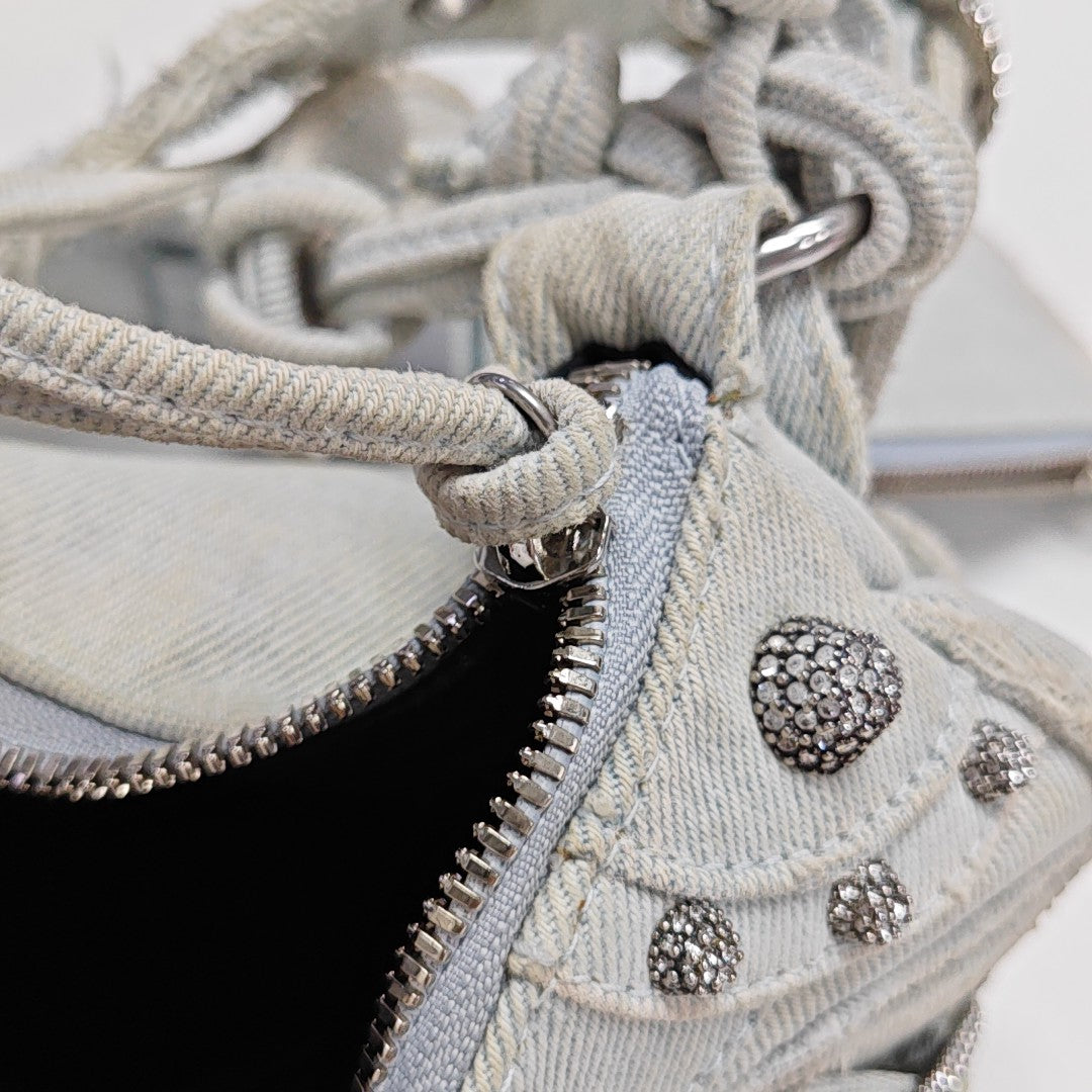 Le Cagole Mini Denim Blue
